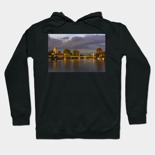 The River Thames At Marlow Hoodie by IanWL